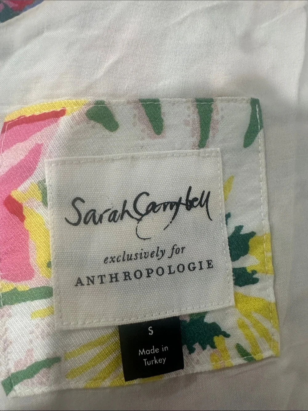 Anthropologie One-Shoulder Floral Maxi Dress in Pink, Yellow, Blue, Green